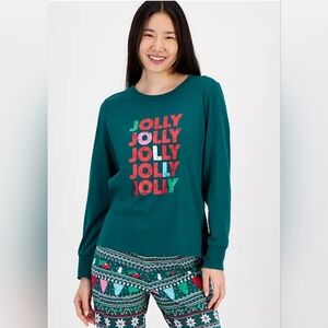 Macy's Family PJ'S XL Jolly Holiday Fair Isle NWT